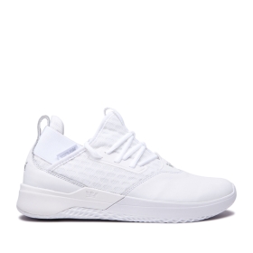 Tenis Bajos Supra TITANIUM Mujer Blancas/Blancas (MX-72641)